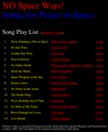Songs for Peace in Space